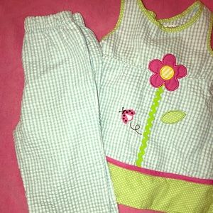 Two Piece Gingham Outfit